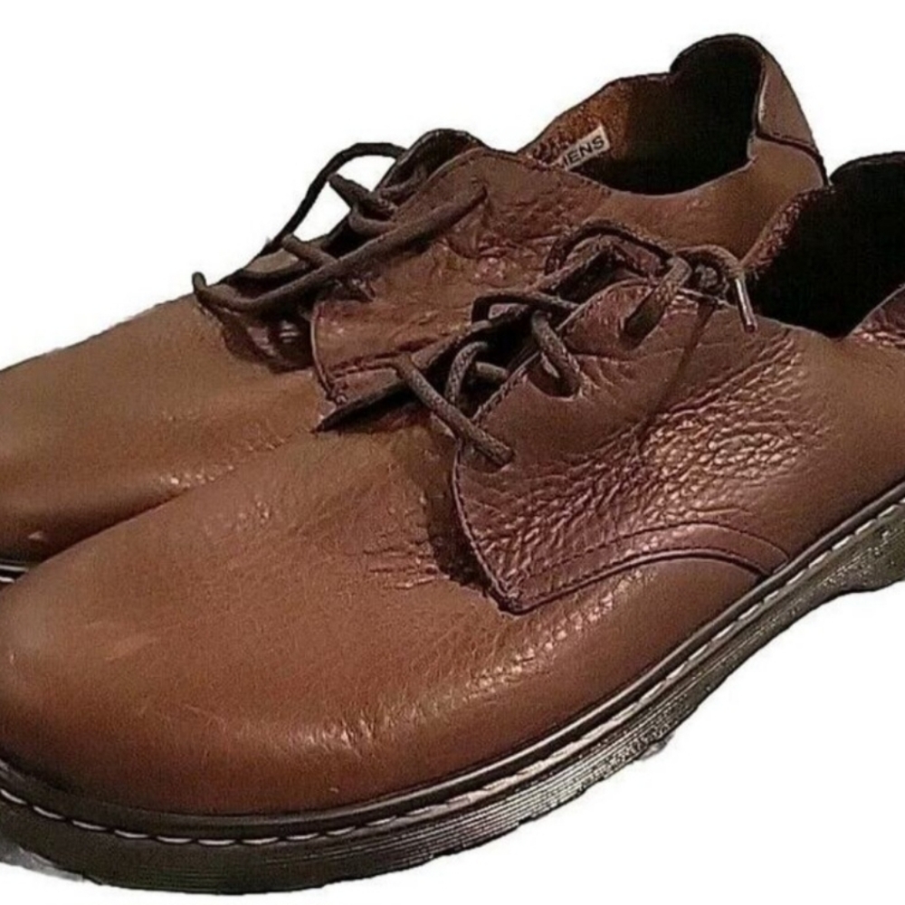Dr. Martens Men Bexley Oxfords Soft Brown Leather SoftWair US 13M - Picture 4 of 5